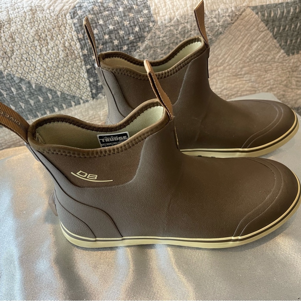 Men's Otter Brown Trudge Waterproof Boots LIKE NEW - Picture 3 of 5